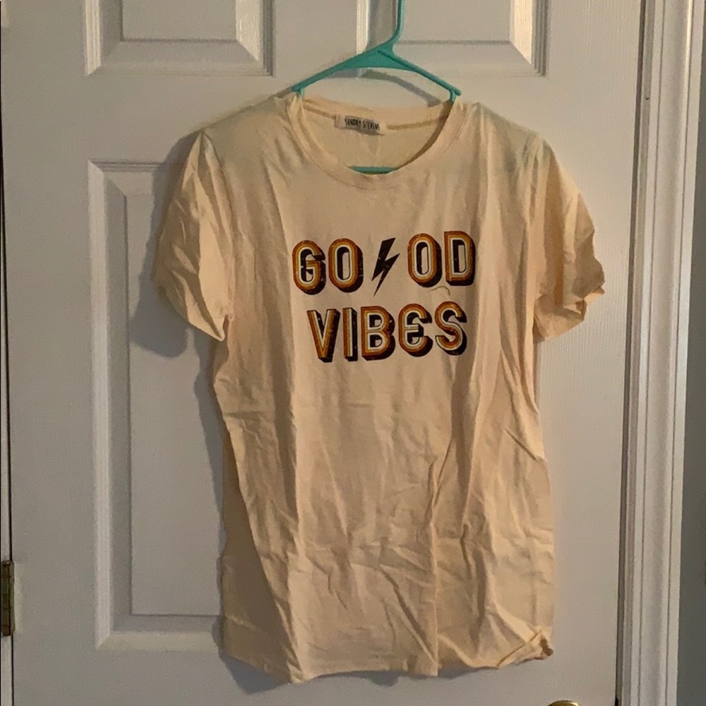 Good Vibes t-shirt bought from mixology.
